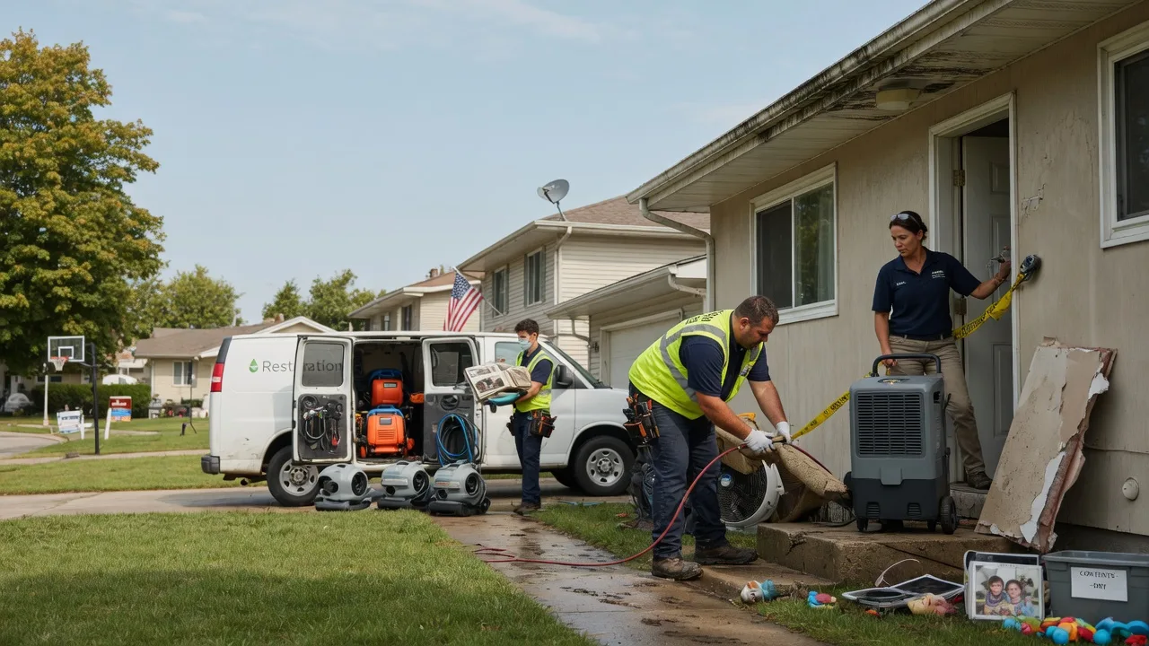 Water Damage Restoration in Sidney, TX near me